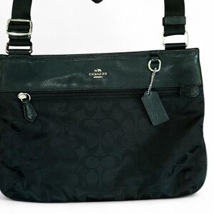 Coach Black Signature Crossbody Bag